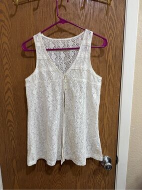 Niko and… crochet lace tank top Japanese brand